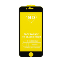 Защитное стекло Full Glass для Apple iPhone 6/6S черное (Full GC) тех. пак