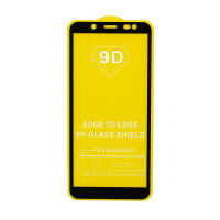 Защитное стекло Full Glass для Samsung Galaxy J6 2018 черное (Full GC) тех. пак