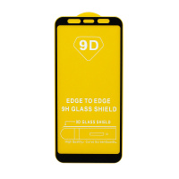 Защитное стекло Full Glass для Samsung Galaxy A7 2018 (A750) черное (Full GC) тех. пак