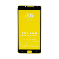 Защитное стекло Full Glass для Samsung Galaxy J4 2018 черное (Full GC) тех. пак