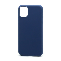 Чехол Silicone Case NEW ERA (накладка/силикон) для Apple iPhone 11/6.1 синий