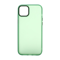 Чехол Metal Frame матовый для Apple iPhone 14 Plus/6.7 (005) зеленый