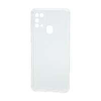 Чехол силиконовый противоударный для Samsung Galaxy M31 прозрачный