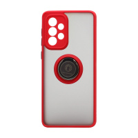 Чехол Shockproof Ring для Samsung Galaxy А33 (002) красно-черный