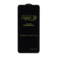 Защитное стекло MTB Super-D для Xiaomi Redmi Note 7 черное тех. пак