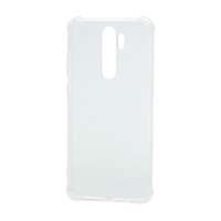 Чехол силиконовый противоударный для Xiaomi Redmi Note 8 Pro прозрачный