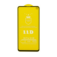 Защитное стекло Full Glass для Samsung Galaxy S10e черное (Full GC) тех. пак