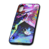 Чехол EDIVIA 3D Print (накладка/силикон-пластик) для Samsung Galaxy A01 (079)