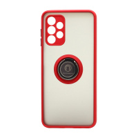 Чехол Shockproof Ring для Samsung Galaxy А13 (002) красно-черный