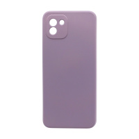 Чехол Silicone Case NEW ERA (накладка/силикон) для Samsung Galaxy A03 сиреневый