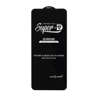 Защитное стекло MTB Super-D для Xiaomi Redmi 10C/Redmi 12C/Poco C40 черное тех.пак