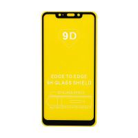 Защитное стекло Full Glass для Xiaomi Redmi Note 6 Pro черное (Full GC) тех. пак