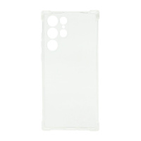 Чехол силиконовый противоударный для Samsung Galaxy S22 Ultra прозрачный