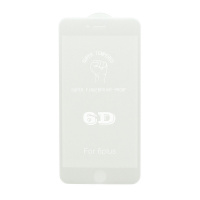 Защитное стекло 6D Premium для Apple iPhone 6 Plus/6S Plus белое тех. пак																											