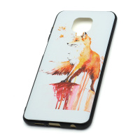 Чехол EDIVIA 3D Print (накладка/силикон-пластик) для Xiaomi Redmi Note 9S/Note 9 Pro (025)