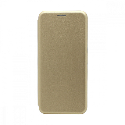 Чехол-книжка BF модельный (силикон/кожа) для Huawei Honor 50 Lite/Nova 8i золотистый