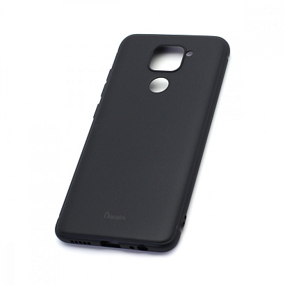 Чехол OU Lovely Fruit для Xiaomi Redmi Note 9 силикон в блистере матовый черный