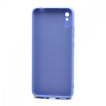 Чехол Silicone Case NEW ERA (накладка/силикон) для Xiaomi Redmi 9A голубой