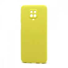 Чехол Silicone Case NEW ERA (накладка/силикон) для Xiaomi Redmi Note 9S/Note 9 Pro желтый