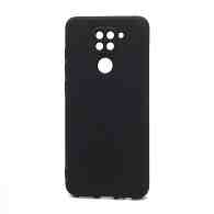 Чехол Silicone Case NEW ERA (накладка/силикон) для Xiaomi Redmi Note 9 черный