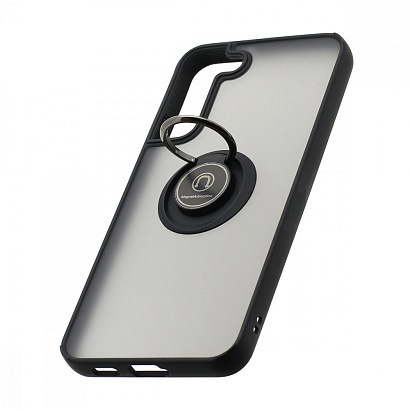 Чехол Shockproof Ring для Samsung Galaxy S22 Plus (003) черно-красный