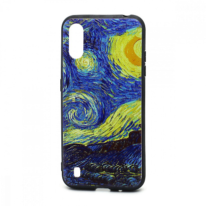 Чехол EDIVIA 3D Print (накладка/силикон-пластик) для Samsung Galaxy A01 (020)