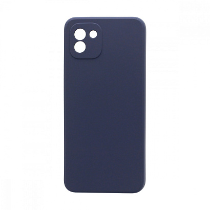 Чехол Silicone Case NEW ERA (накладка/силикон) для Samsung Galaxy A03 серый