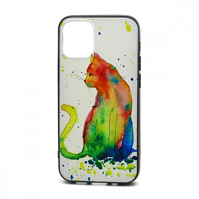 Чехол EDIVIA 3D Print (накладка/силикон-пластик) для iPhone 12 mini/5.4 (080)