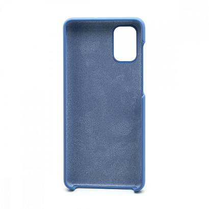 Чехол Silicone Cover Color для Samsung Galaxy M51 (010) синий