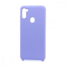 Чехол Silicone Cover Color для Samsung Galaxy A11/M11 (013) сиреневый