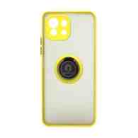 Чехол Shockproof Ring для Xiaomi 11 Lite (001) желто-черный