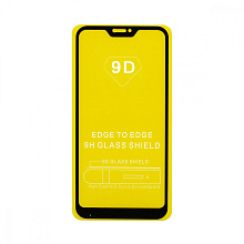 Защитное стекло Full Glass для Xiaomi Mi A2 Lite черное (Full GC) тех. пак