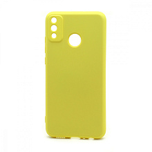 Чехол Silicone Case NEW ERA (накладка/силикон) для Huawei Honor 9X Lite желтый