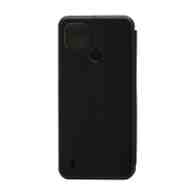 Чехол-книжка BF модельный (силикон/кожа) для Realme C21Y/C25Y черный