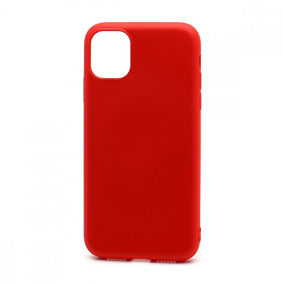 Чехол Silicone Case NEW ERA (накладка/силикон) для Apple iPhone 11/6.1 красный