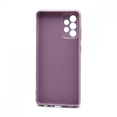 Чехол Silicone Case NEW ERA (накладка/силикон) для Samsung Galaxy A72 сиреневый