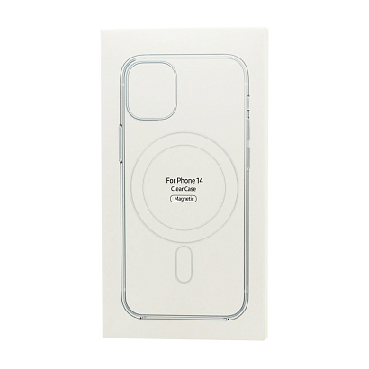 Чехол Clear Case для Apple iPhone 14/6.1 MSafe прозрачный
