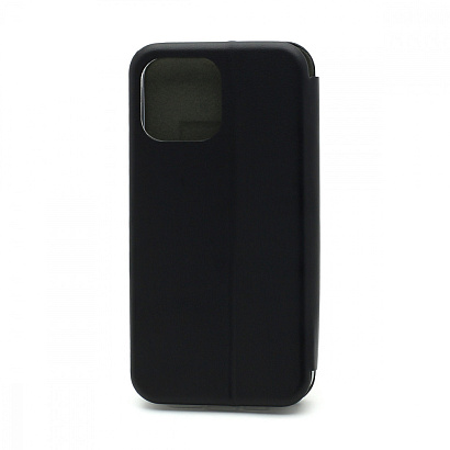 Чехол-книжка BF модельный (силикон/кожа) для Apple iPhone 13 Pro Max/6.7 черный