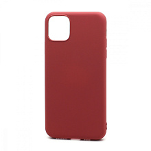 Чехол Silicone Case NEW ERA (накладка/силикон) для Apple iPhone 11 Pro Max/6.5 малиновый