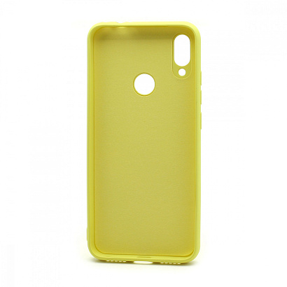 Чехол Silicone Case NEW ERA (накладка/силикон) для Xiaomi Redmi Note 7 желтый