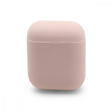Чехол для наушников AirPods 2 Silicone Case (016) светло-розовый
