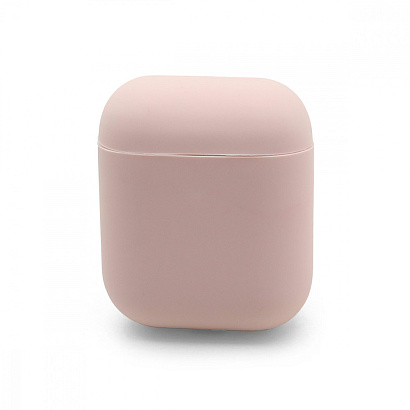 Чехол для наушников AirPods 2 Silicone Case (016) светло-розовый