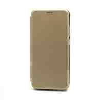 Чехол-книжка BF модельный (силикон/кожа) для Samsung Galaxy A02S/M02S золотистый