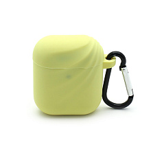 Чехол для наушников AirPods 2 Silicone Case Wolverine фигурный желтый