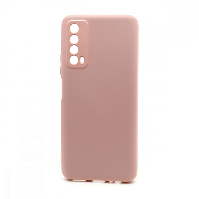 Чехол Silicone Case NEW ERA (накладка/силикон) для Huawei P Smart 2021/Y7a светло розовый