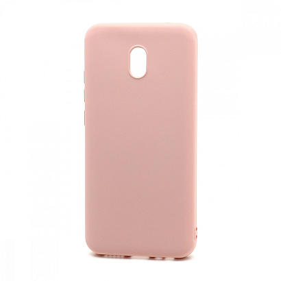 Чехол Silicone Case NEW ERA (накладка/силикон) для Xiaomi Redmi 8A светло розовый