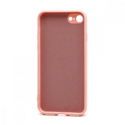 Чехол Silicone Case NEW ERA (накладка/силикон) для Apple iPhone 7/8/SE 2020 светло розовый.