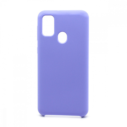 Чехол Silicone Cover Color для Samsung Galaxy M21/M30S (013) сиреневый