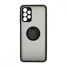 Чехол Shockproof Ring для Samsung Galaxy А13 (003) черно-красный