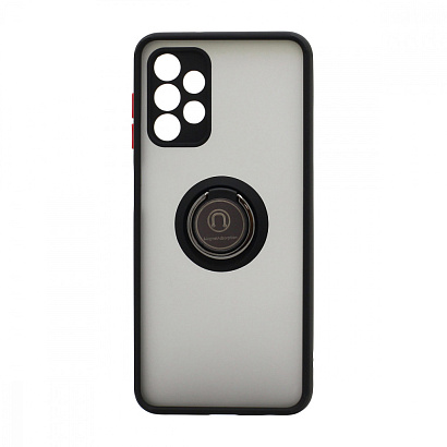 Чехол Shockproof Ring для Samsung Galaxy А13 (003) черно-красный